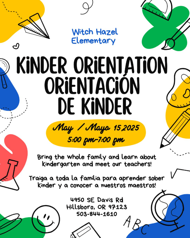 Kinder Orientation May 15