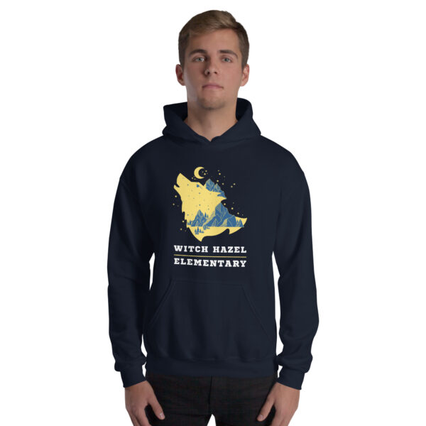 WH HOWLING WOLF Hoodie - Blue - Image 4