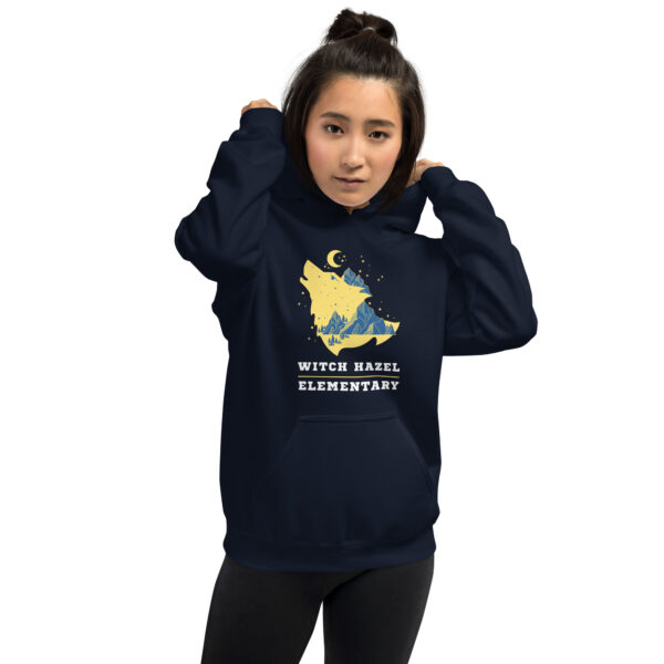 WH HOWLING WOLF Hoodie - Blue - Image 5