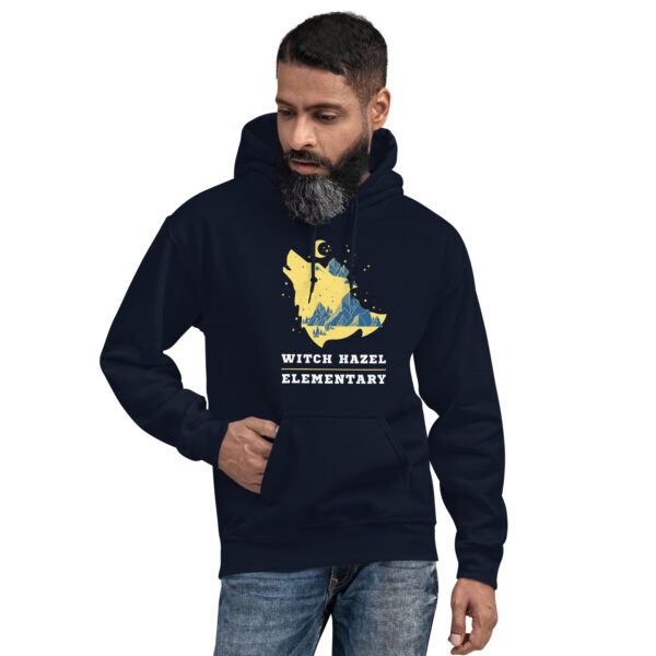 WH HOWLING WOLF Hoodie - Blue - Image 7