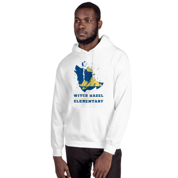 WH HOWLING WOLF Hoodie - White - Image 4