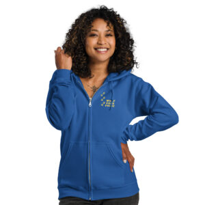 WH HOWLING WOLF zip hoodie