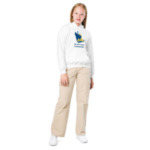WH HOWLING WOLF Youth Hoodie - White